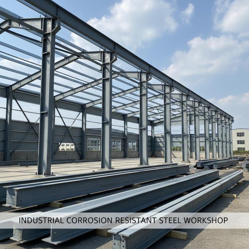 Steel Structure Workshop with H Type Column & Short Installation