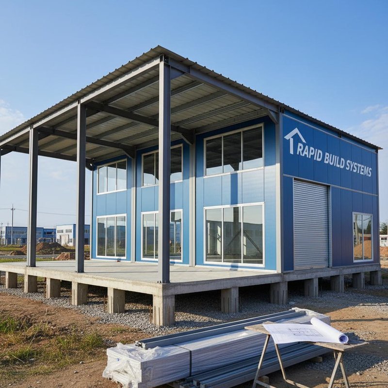Customizable Steel Prefabricated Building For Quick Setup