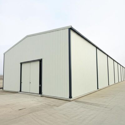 Industrial Steel Structure Warehouse Robust Galvanized Steel Structure Warehouse Customizable