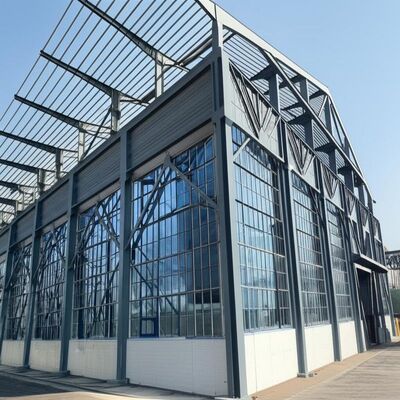 Heavy Weight Prefabricated Steel Building Customizable Steel Warehouse Structure Corrosion Resistant